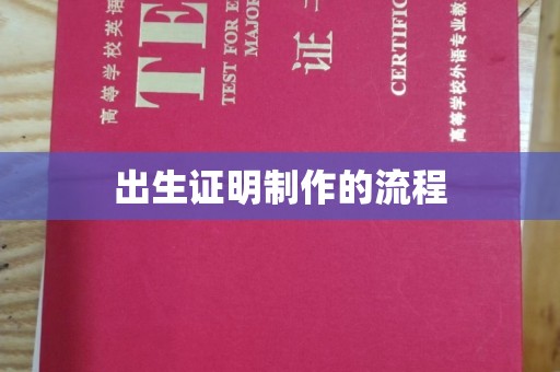 镇沅出生证明制作的流程